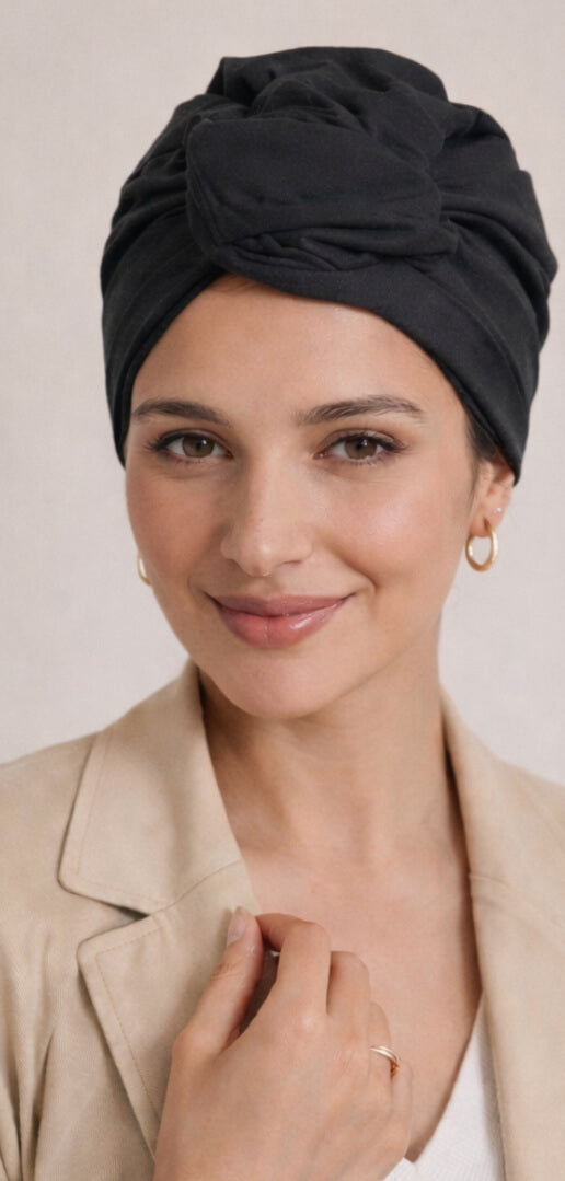 Black Headwrap Turban