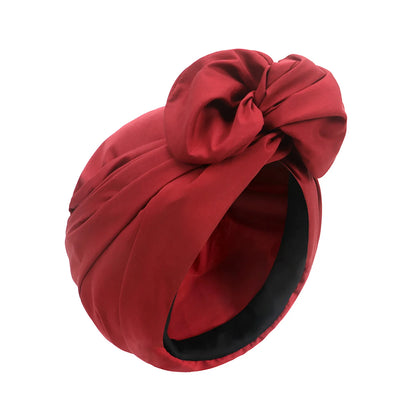 Wine-red Headwrap Turban