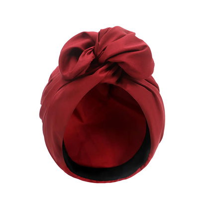 Wine-red Headwrap Turban