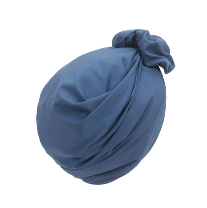 Denim Blue Headwrap Turban