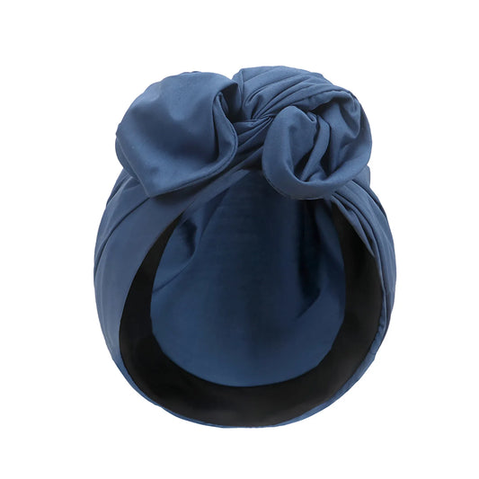 Denim Blue Headwrap Turban